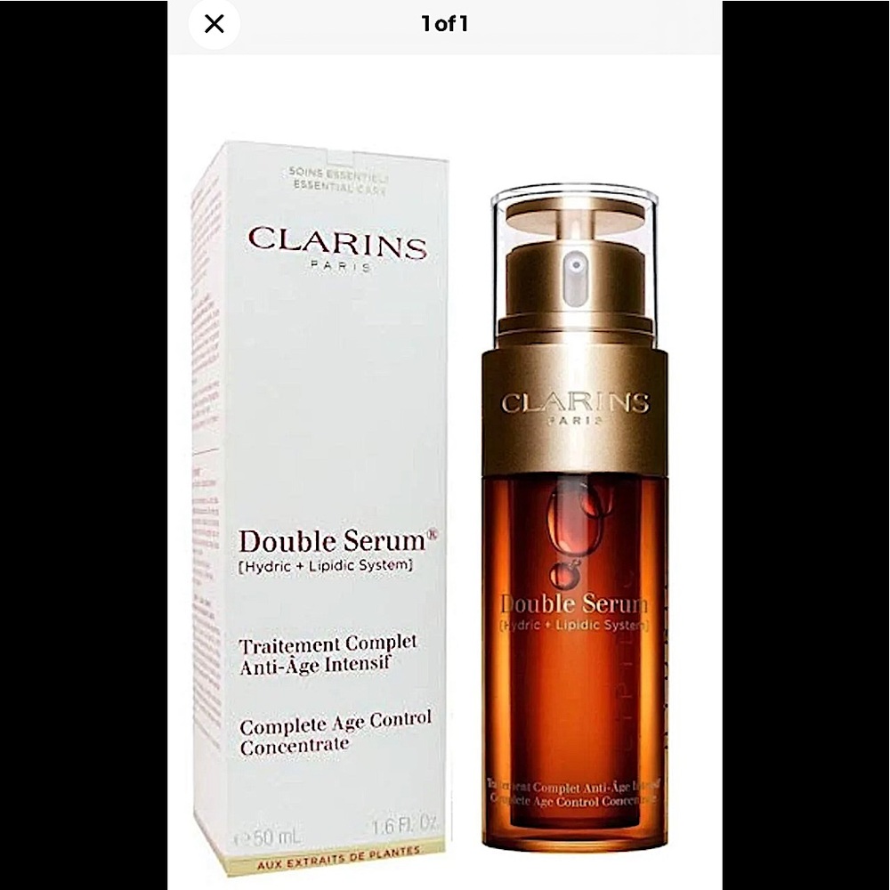 Clarins Double Serum complete age control concentrate 50ml BRAND NEW IN BOX!